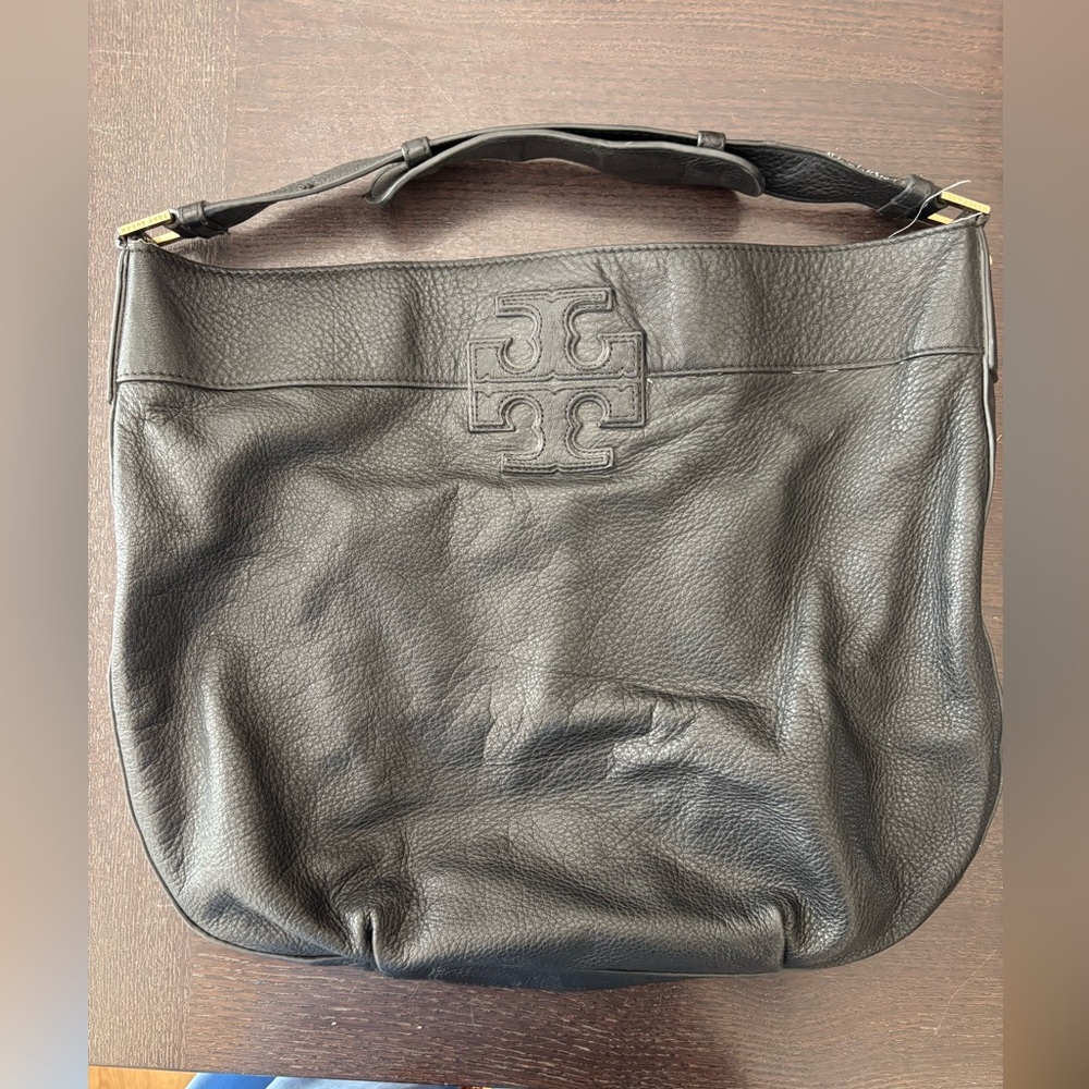 Black Leather Shoulder Bag